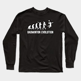 Evolution of badminton Long Sleeve T-Shirt